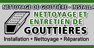 Compagnie de nettoyage de gouttière Longueuil, Brossard et la Rive-Sud logo