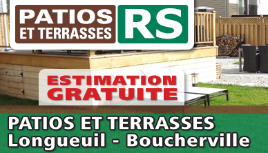 Entreprise pour patio de bois à Longueuil et Boucherville