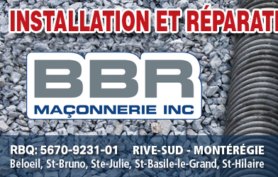 Compagnie de drain français qui couvre Beloeil, St-Bruno, Ste-Julie, St-Hilaire, St-Basile-le-Grand