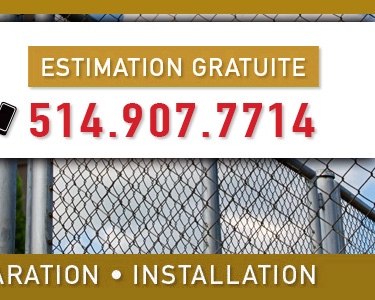 Numéro de téléphone pour installation ou réparation de clôture Brossard et sur toute la rive-sud
