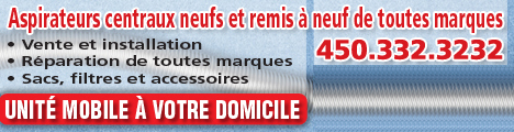 Aspirateur Longueuil central téléphone